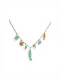 Collana, verde acqua
