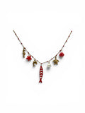 Collana, rosso
