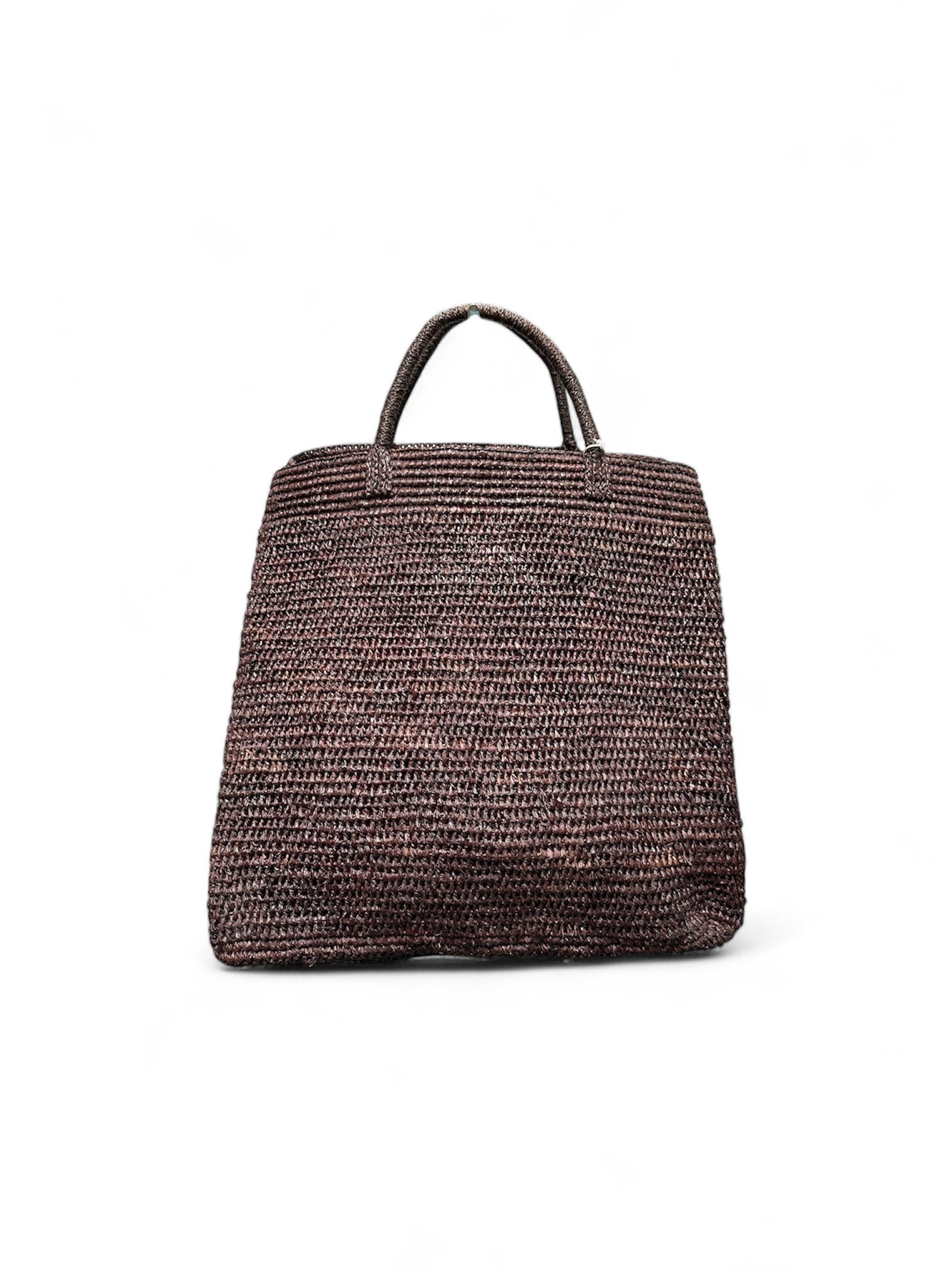 Borsa di paglia quadrata