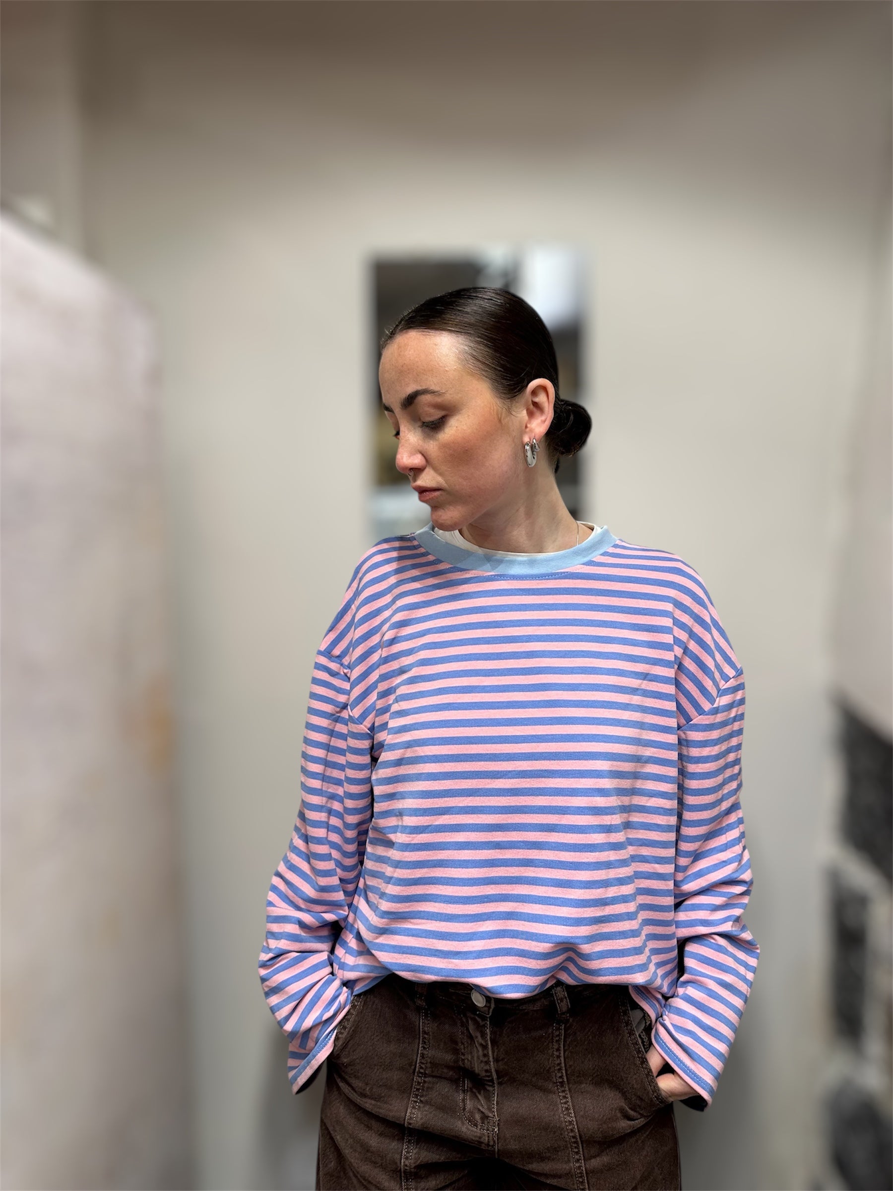 Rainbow t-shirt manica lunga