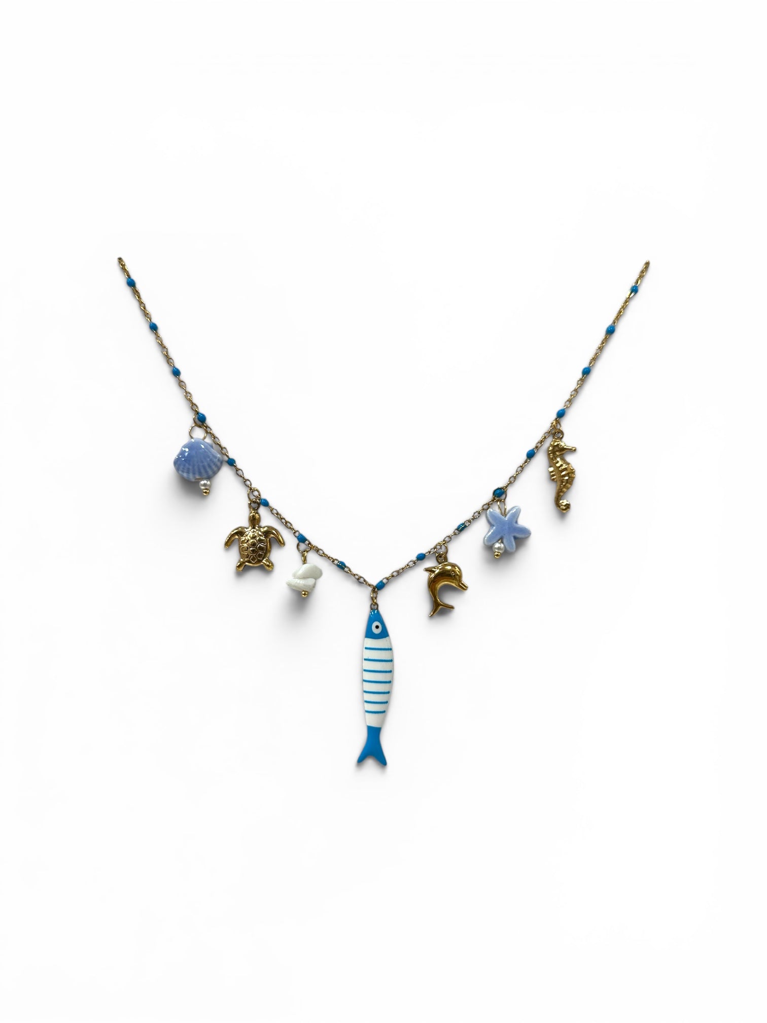 Collana, azzurro