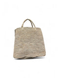 Borsa di paglia quadrata