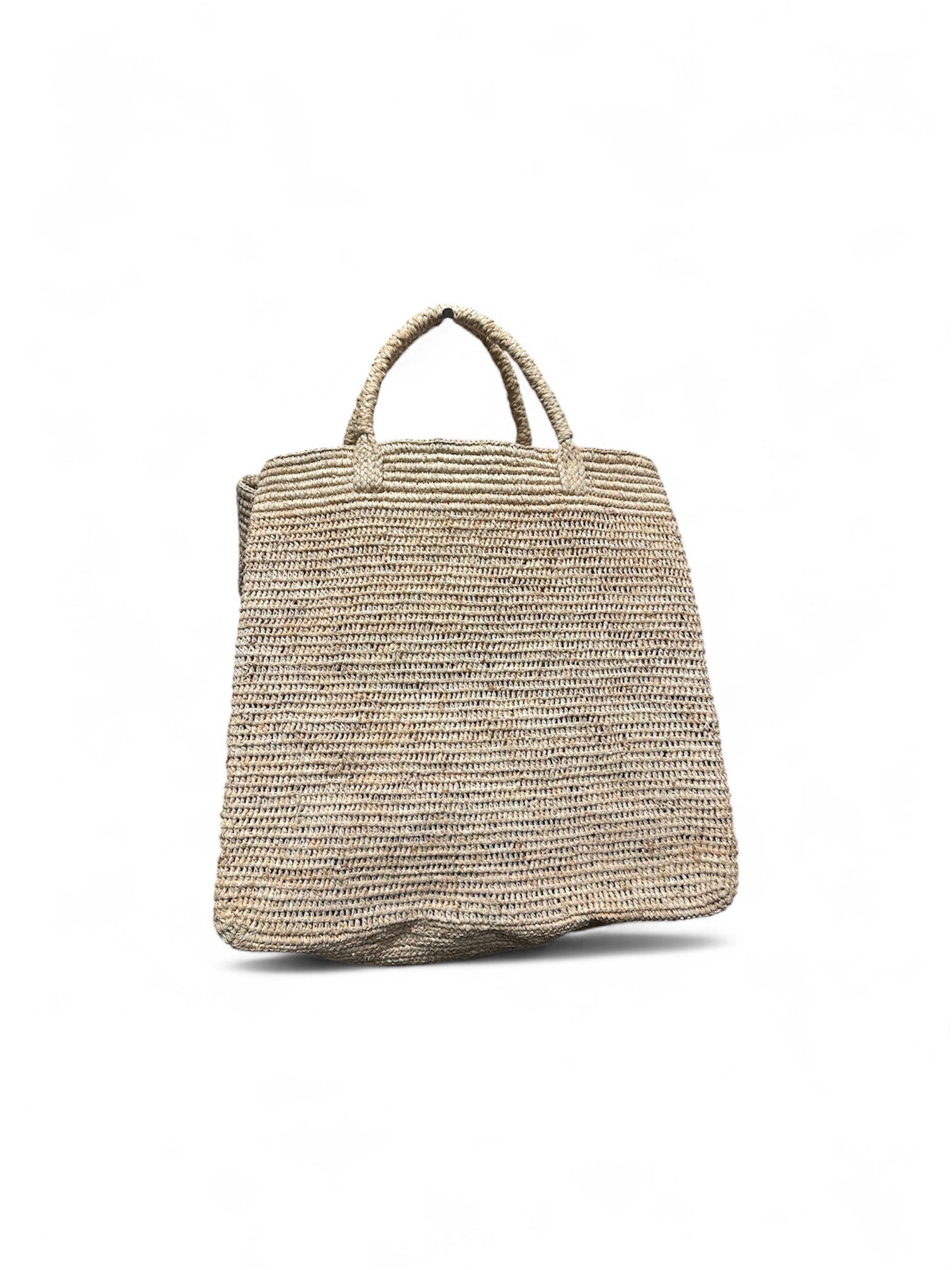 Borsa di paglia quadrata