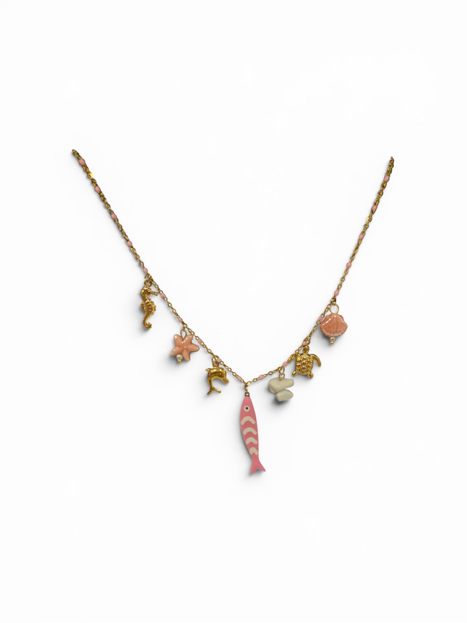Collana, rosa
