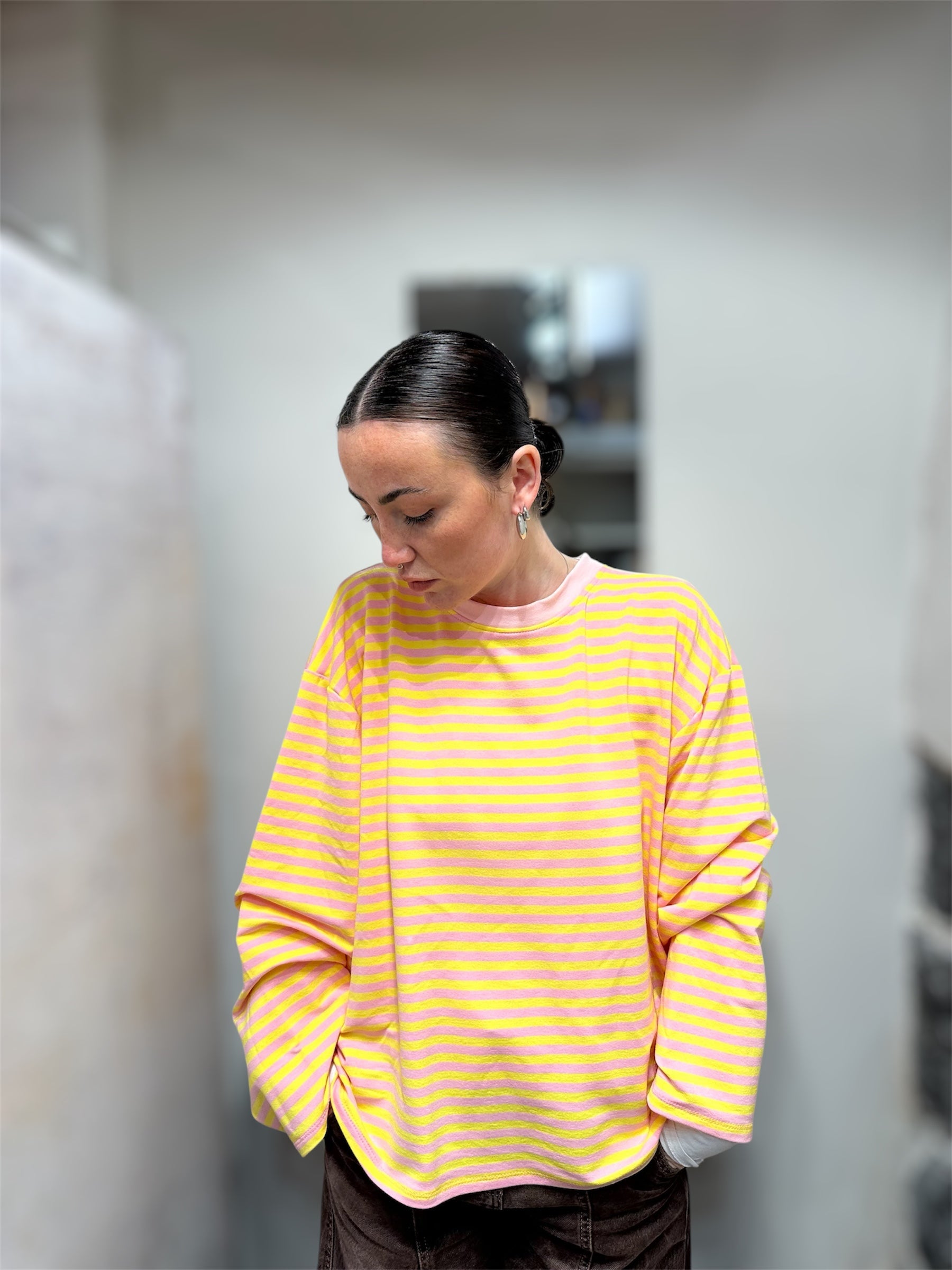 Rainbow t-shirt manica lunga