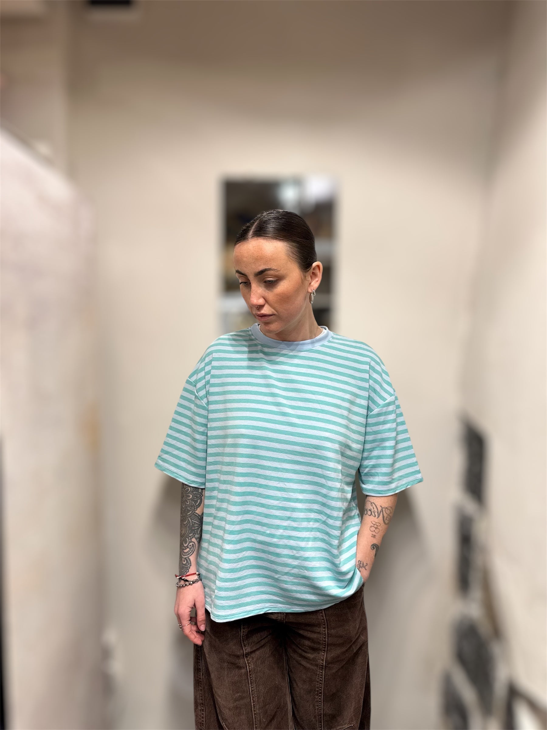 Rainbow t-shirt manica corta